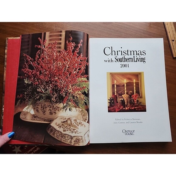 Christmas With Southern Living 2001 Holiday Recipes Cookbook & Entertaining HC - Picture 8 of 16